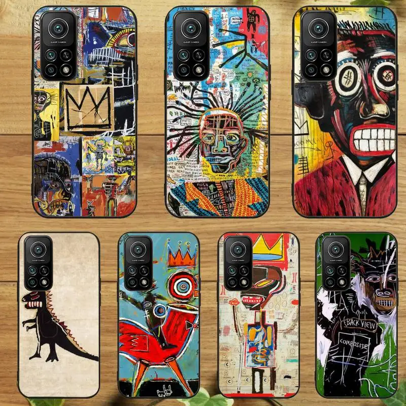 

B-Basquiats-чехол для телефона с рисунком граффити для Samsung Galaxy S23 S22 S9 S30 S10E Note 9 10E