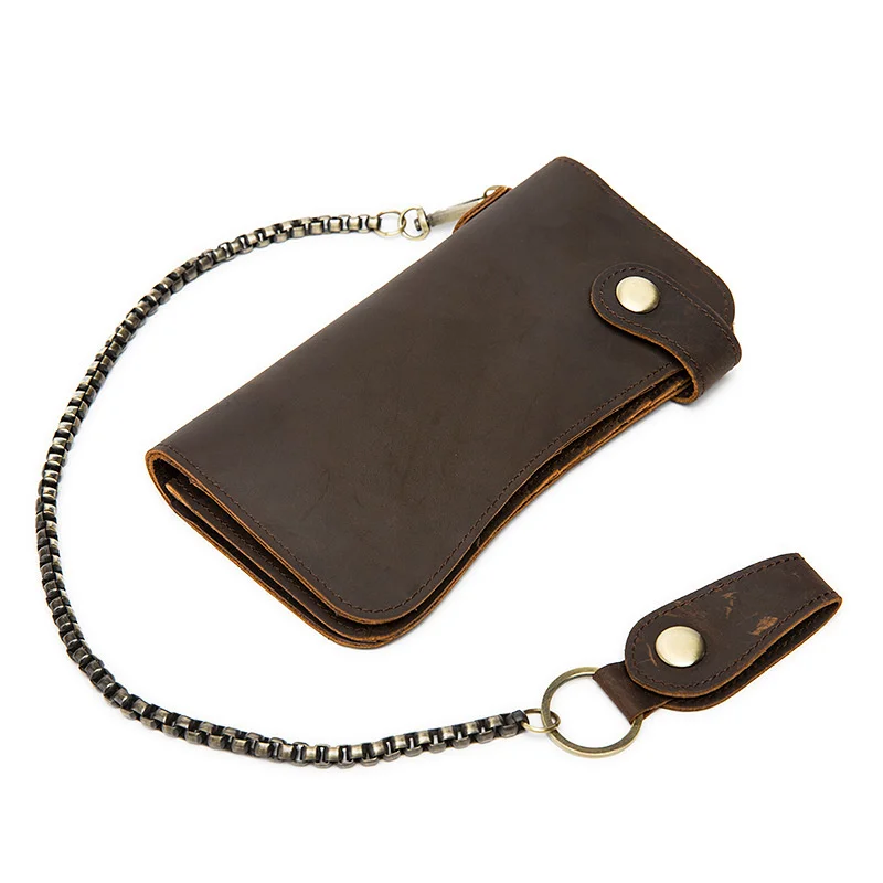 

2023 весенние кошельки из воловьей кожи для мужчин и женщин, длинный кожаный Молодежный зажим для денег из воловьей кожи на молнии, деловой Кожаный Зажим W102