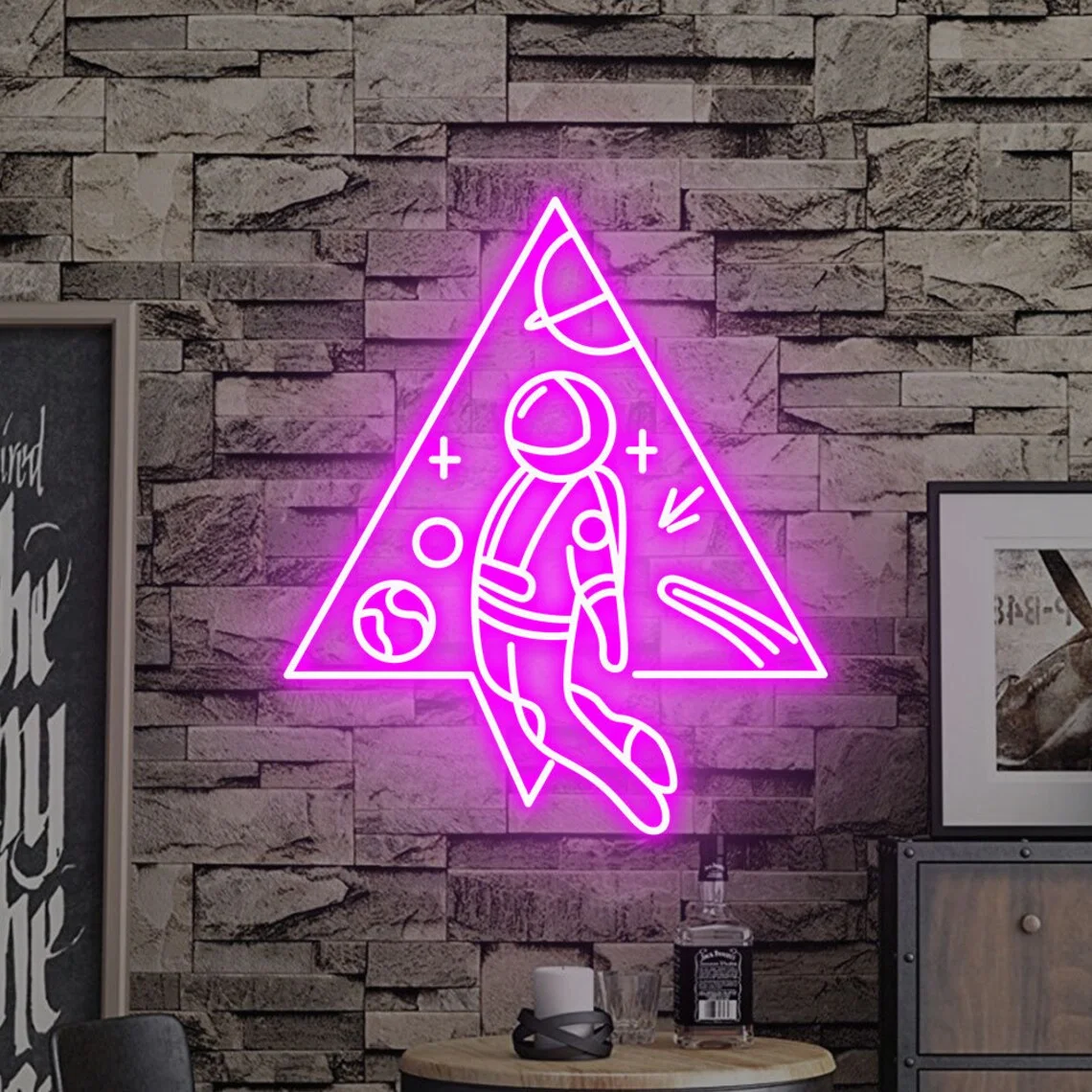 

Astronaut Neon Sign Spaceman LED Lights for Wall Art Decor Kids Baby Bedroom Night Lamp Wall Art Hanging Sign Wedding Party Even