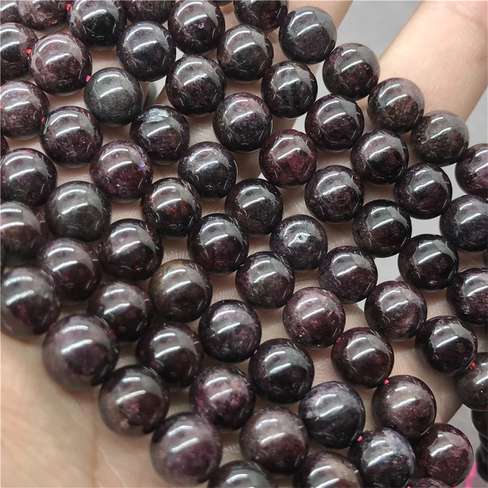 Бусины Из Натурального Красного граната для изготовления ювелирных изделий