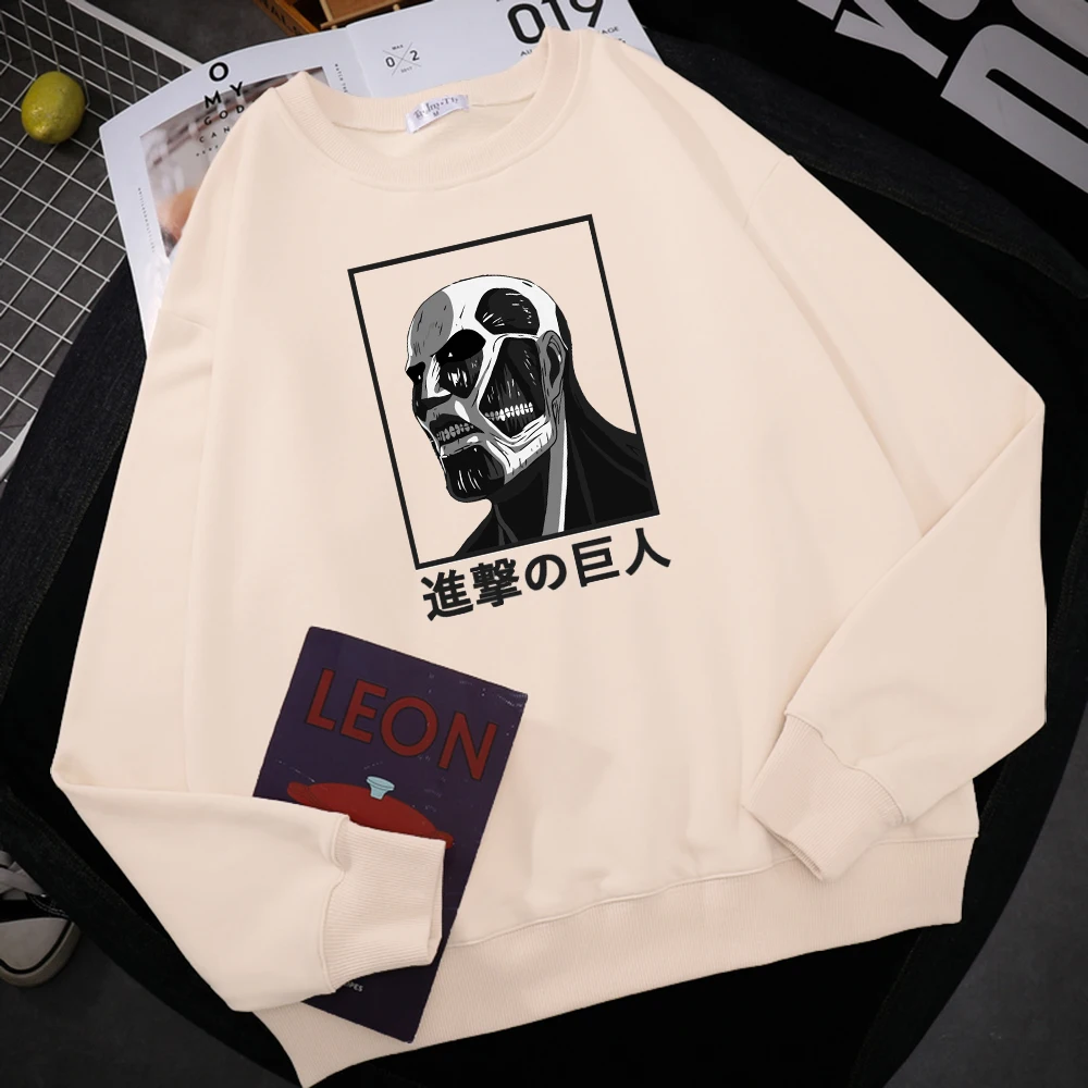 

Anime Attack On Titan Printed Sweatshirt Men Autumn High Quality Hooded Fashion Casual Hoodie vintage Loose Pullover Tops Man