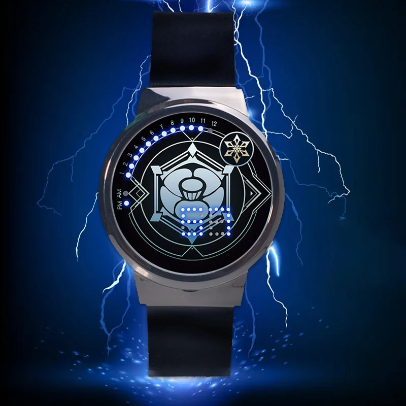 

Anime Touch Screen Electronic Watch Boy Trend Cartoon Silicone Strap Alloy Case Wrist Strap Watch Children Birthday Gift