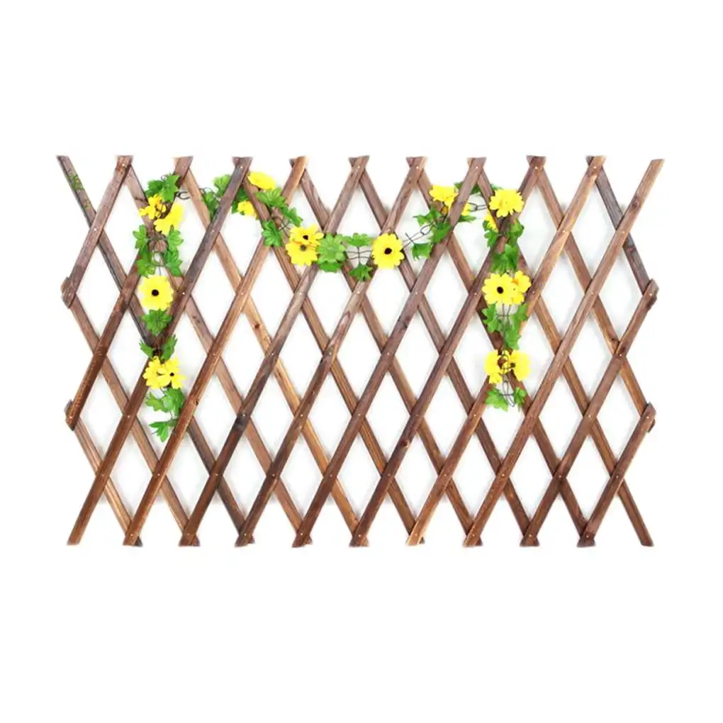 

Портативный газированный антикоррозийный деревянный садовый расширяющийся решетчатый забор для наружного украшения