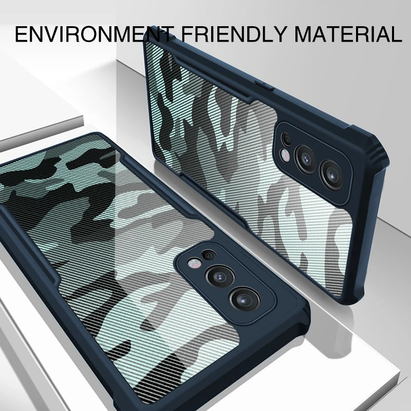 rzants for oneplus nord 2 5g nord 2 ce 2 lite 10 pro case hard camouflage cover tpu frame bumper half clear phone shell free global shipping