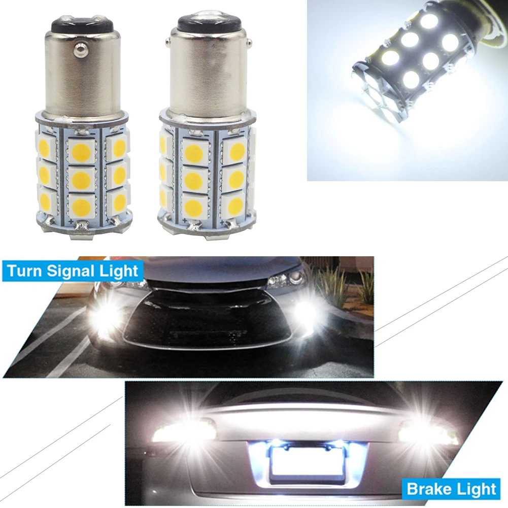 2 шт. BA15D 27-SMD кабина морской лодки светодиодные внутренние указатели поворота