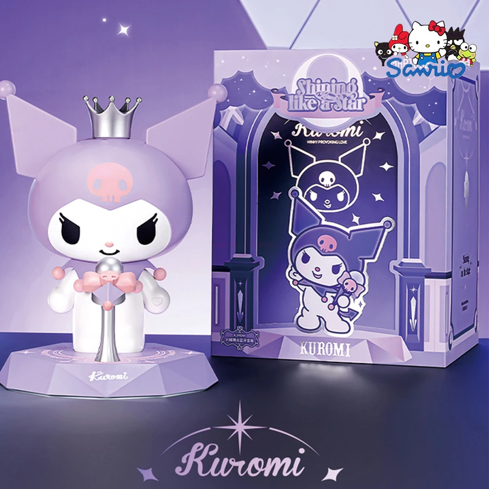 

Новинка Sanrio Kuromi Bluetooth динамик Kawaii Kuromi сценические звезды динамик аниме Soundbox подарок на день рождения женский день для подруг