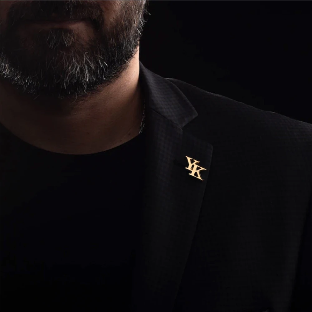 Рисунок 2 - Мужская брошь из нержавеющей с