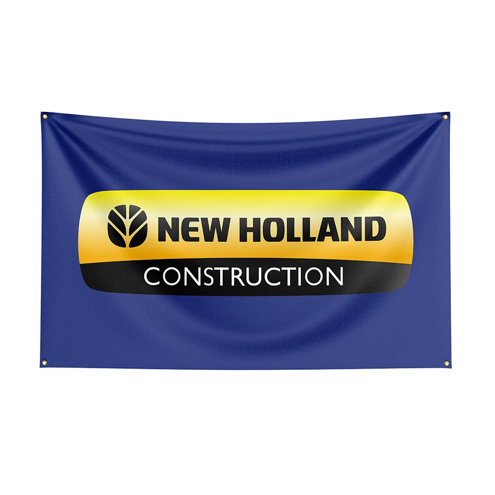 

90x150cm New Hollands Flag Polyester Printed Mechanical Tool Banner For Decor