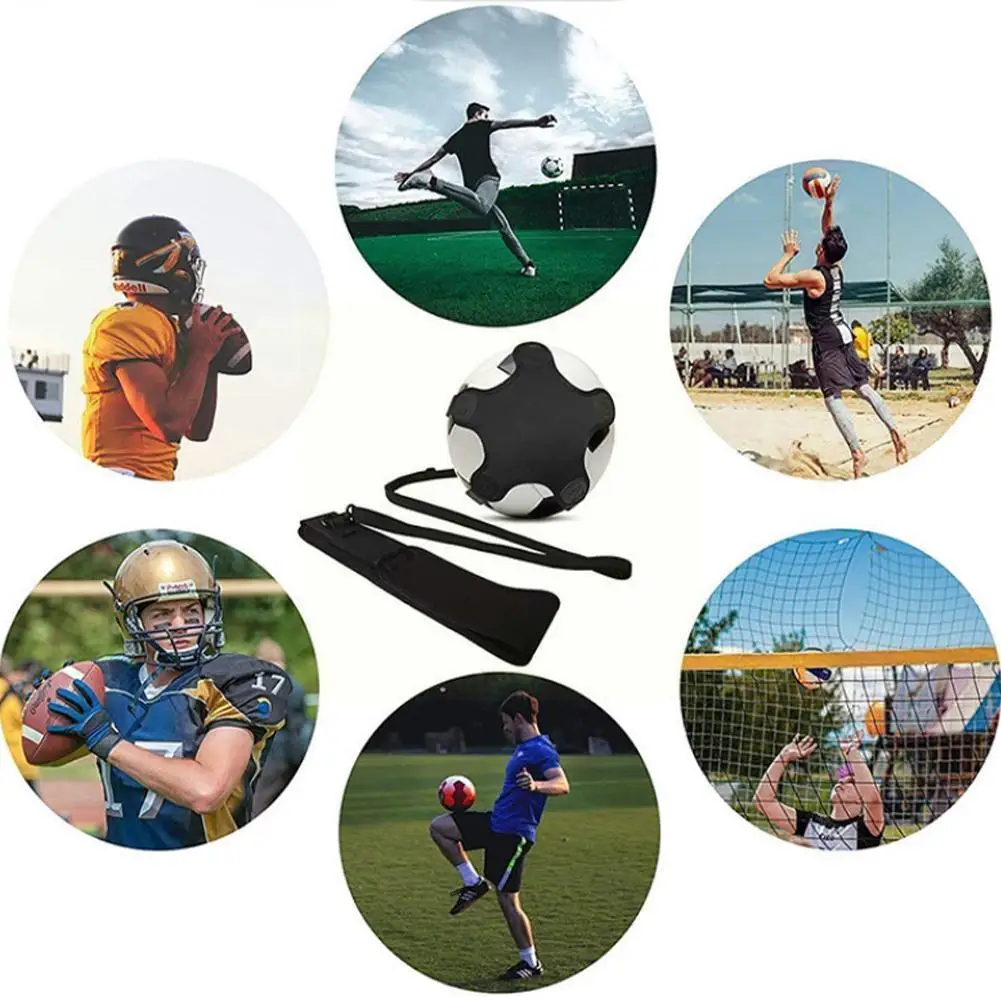 

Soccer Ball Juggle Bags Children Auxiliary Circling Kick Football Training Soccer Kick Trainer Kids Football Equipment T0s8