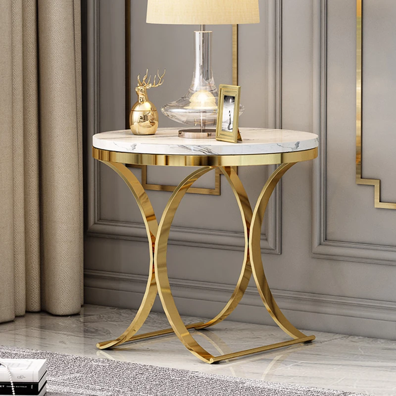 

Hall Round Bistro Coffee Tables Bedside Makeup Multifunctional Patio Luxury Coffee Tables Garden Mesa Redonda Household Items