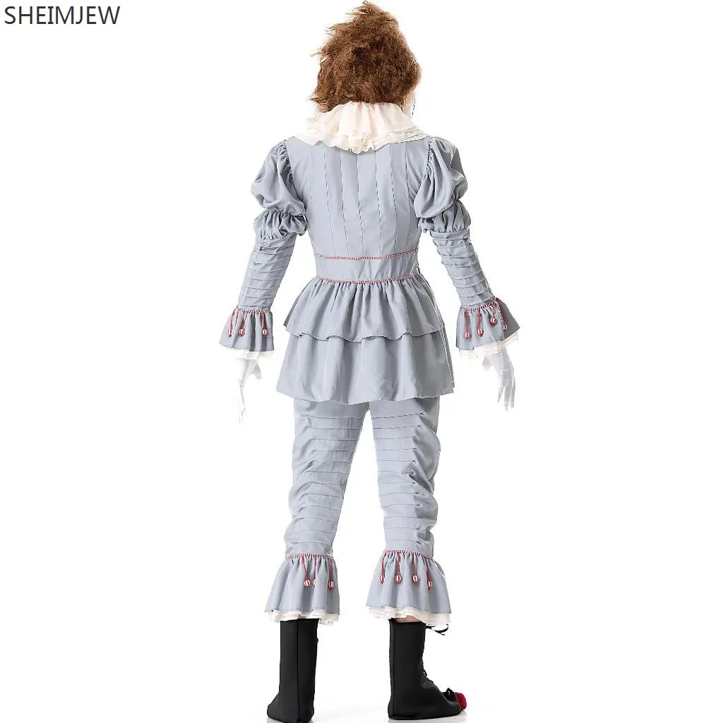 2024 костюм Джокера для взрослых и мужчин на Хэллоуин вечерние Пурим террор клоун