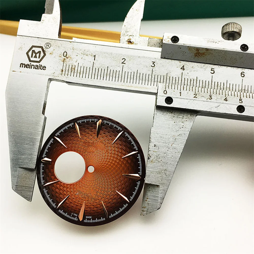 35MM Watch Dial + Watch Hands for 4R35B/4R38 Movement Hollow Dials Watch Pointer Modified Parts