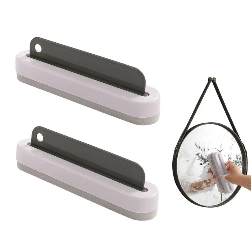 

Скребок для мытья окон, двухсторонний валик с ручкой и губкой для очистки стекла