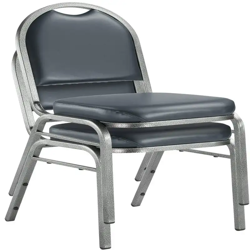 

of 2) NPS® 9200 Series Premium Vinyl Upholstered Stack Chair, Midnight Blue