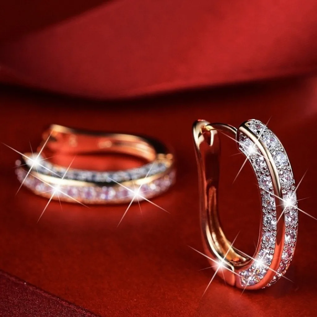 Элегантные Простые серьги-кольца новые модные роскошные круглые серьги с
