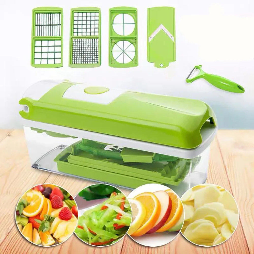 Multipurpose Vegetable Cutter Kitchen Gadget Set 12 Pieces Slicer Potato Grater Cocina Accesorios De Cocina Novedosos Kitchenaid