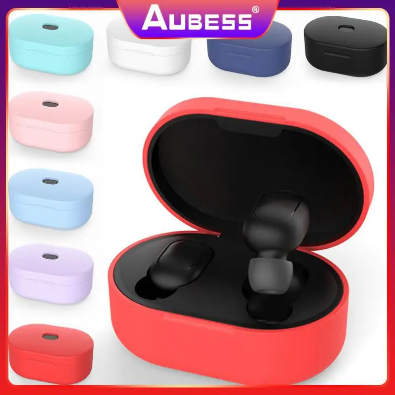 

New Arrival Silicone Protective Cover Earphone Case For Xiaomi Redmi Airdot TWS Bluetooth Earphone Fashion Version Wireless