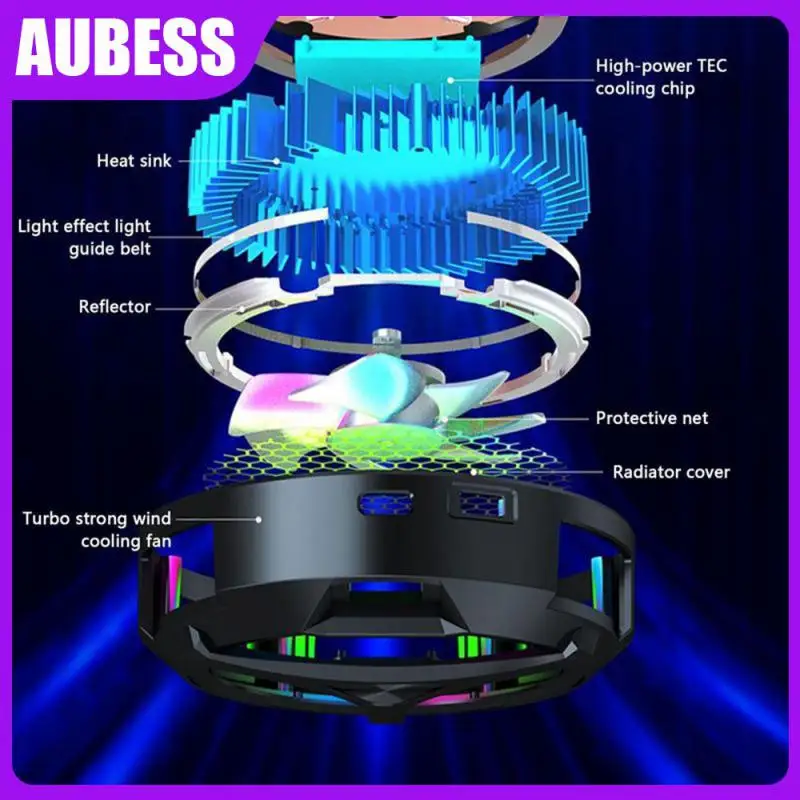 

Flat Panel Refrigeration Rgb Lighting Effect X42 Laptop Cooling Pad With Bracket Universal Temperature Reducer Laptop Parts