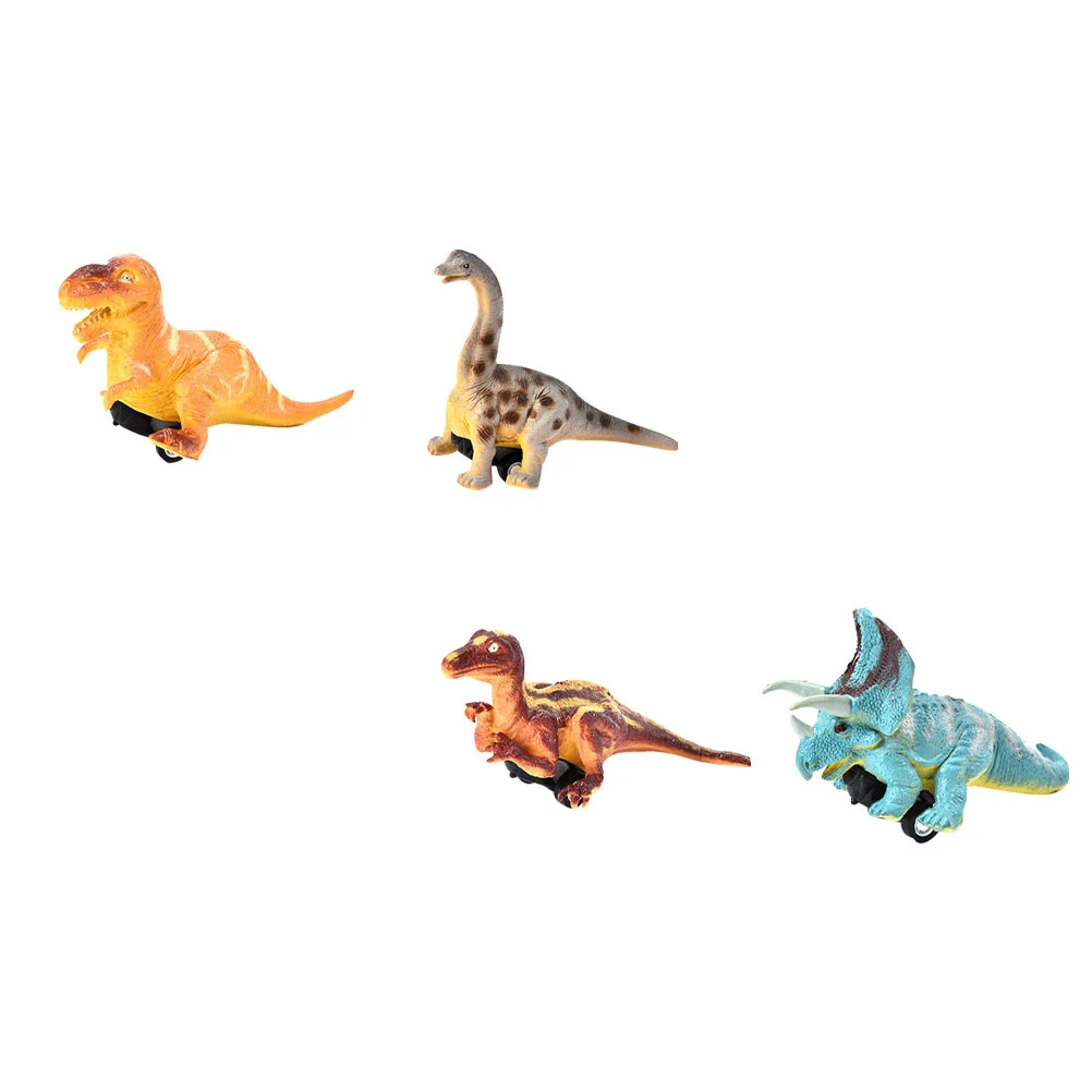 

4pcs Shaped Car Model Cartoon Kids Plaything Educational Supply