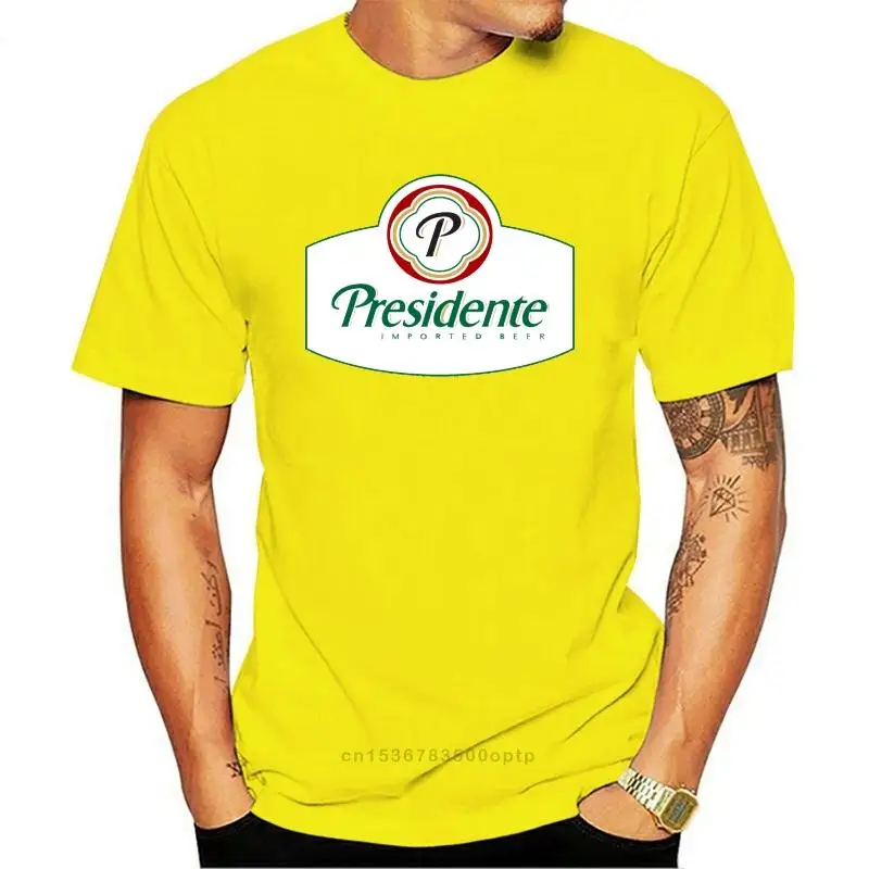 

New Presidente Cerveza Caribbean Beer Dominican Republic Drinking Men T Shirt
