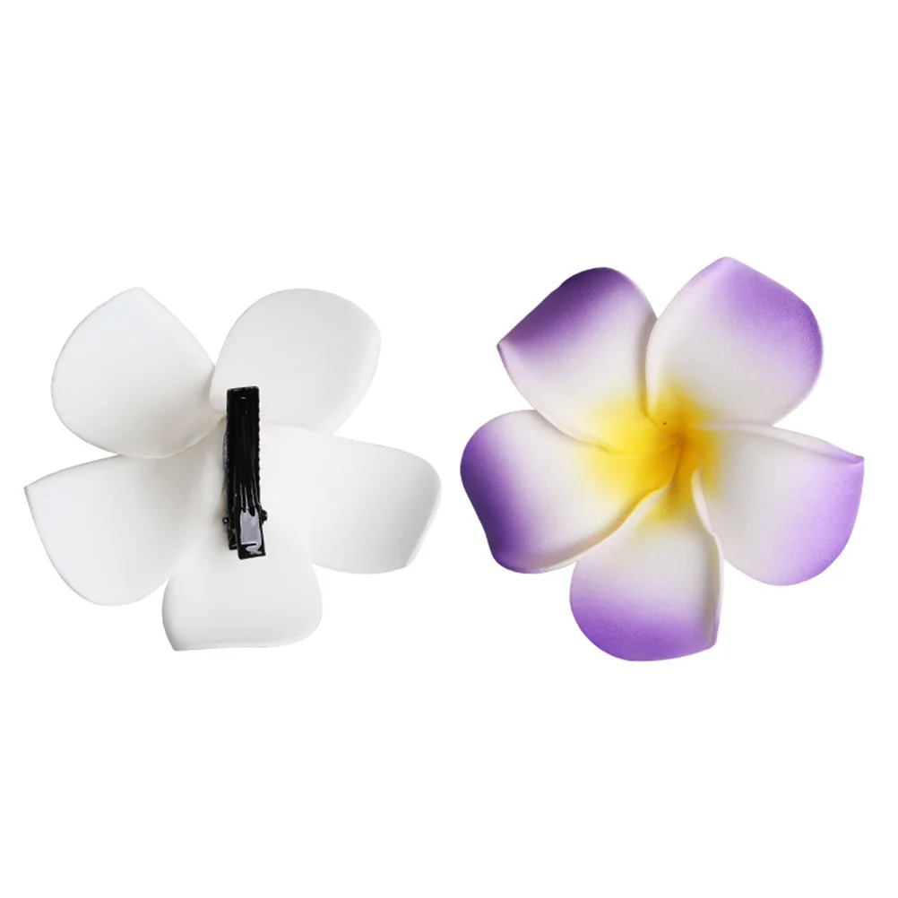 12 шт. заколка для волос с гавайскими цветами красные заколки макияжа плюмерии