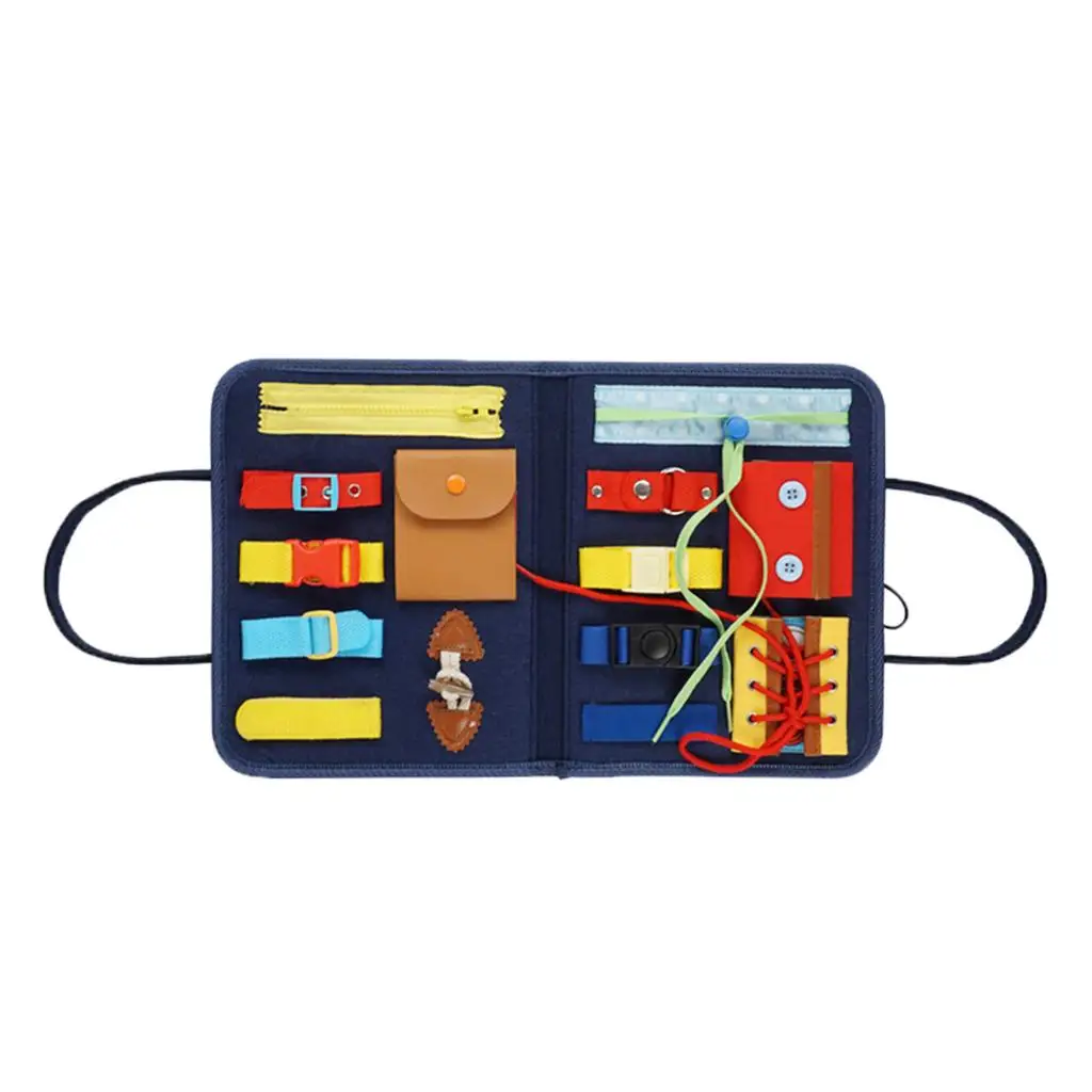 

Busy Board Activity Foldable Easy Carry Toddler Sensory Toys
