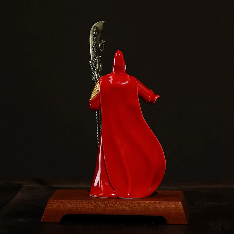 Креативные керамические украшения Guan Yu статуя бога богатства и Будды фигурки