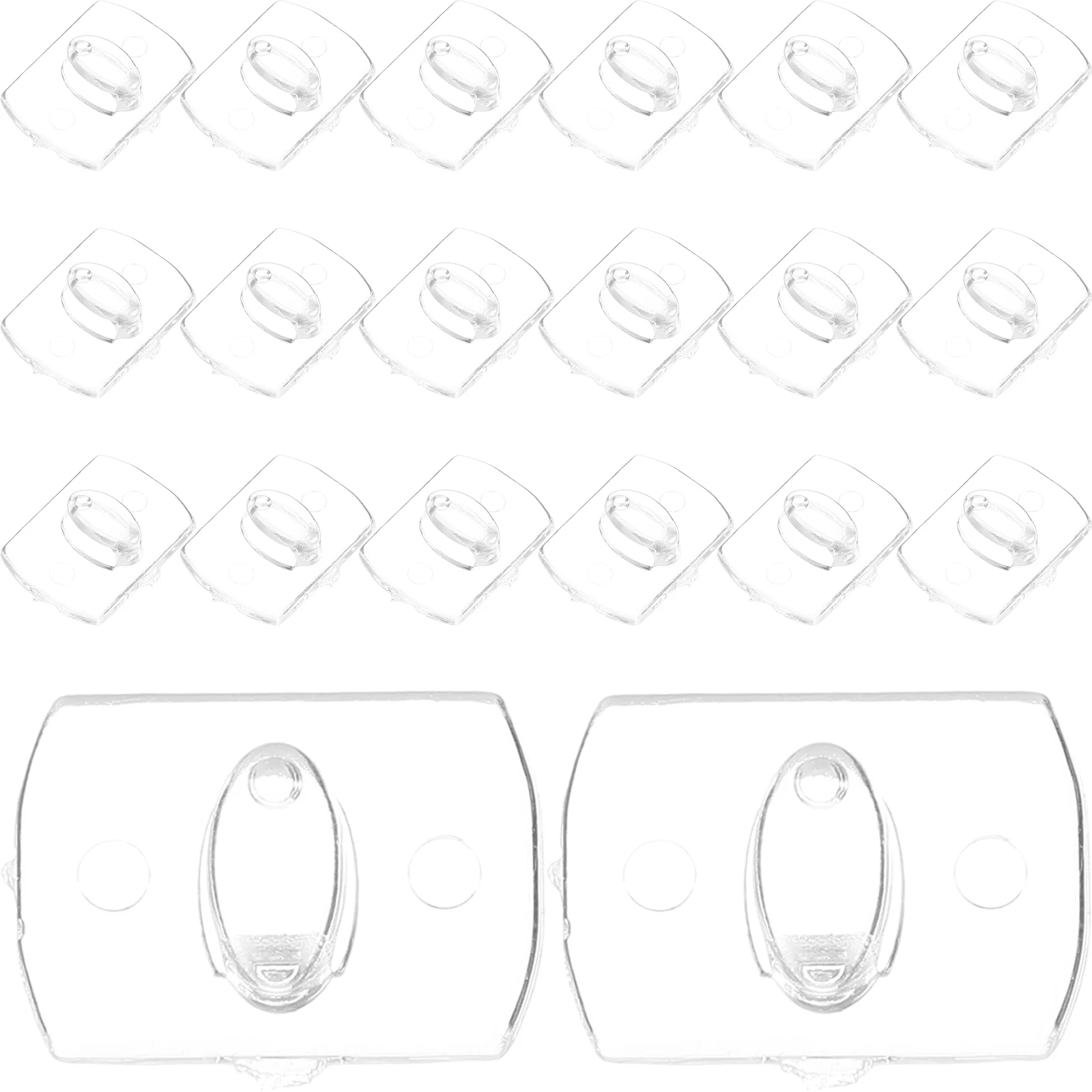 20 шт. настенные зажимы мини-крючки светильник крепежные вешалки свободные