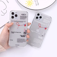 Hot Off Sports shoes brand phone case for iphone 11pro Max Max 8Plus SNEAKERS ins white label soft TPU Cover