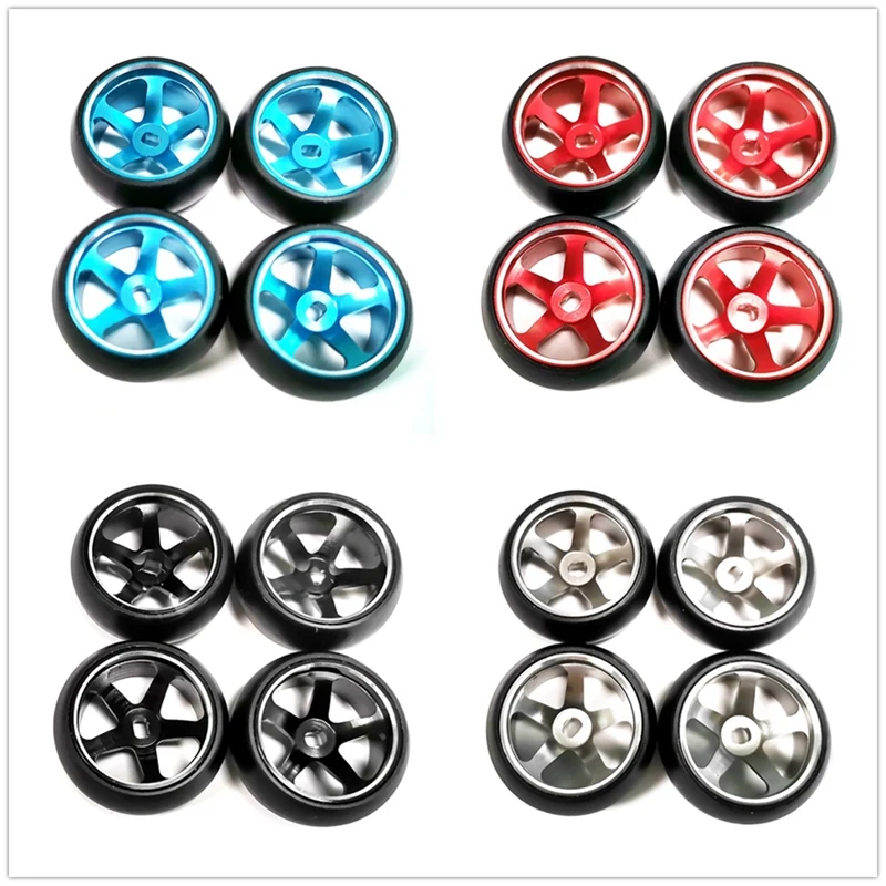 Жесткие пластиковые шины для дрифта металлический обод колеса Wltoys 284131 K969 K989 Kyosho