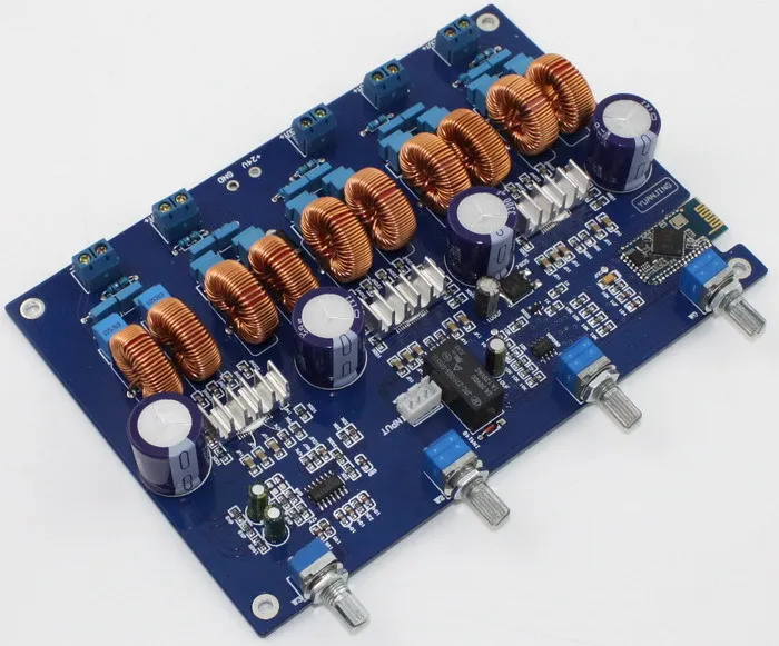 

NEW 4.1 channel TPA3116 4*50W+100W digital stereo Bluetooth bass power amplifier board