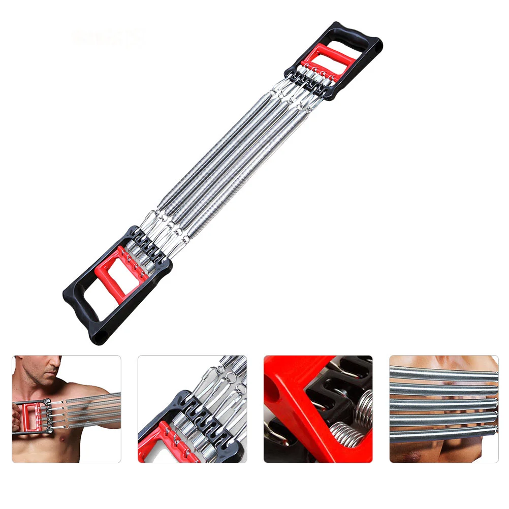 

Spring Expander Home Fitness Equipment Resistance Rope Muscle Training Exercise System Bands Steel Puller