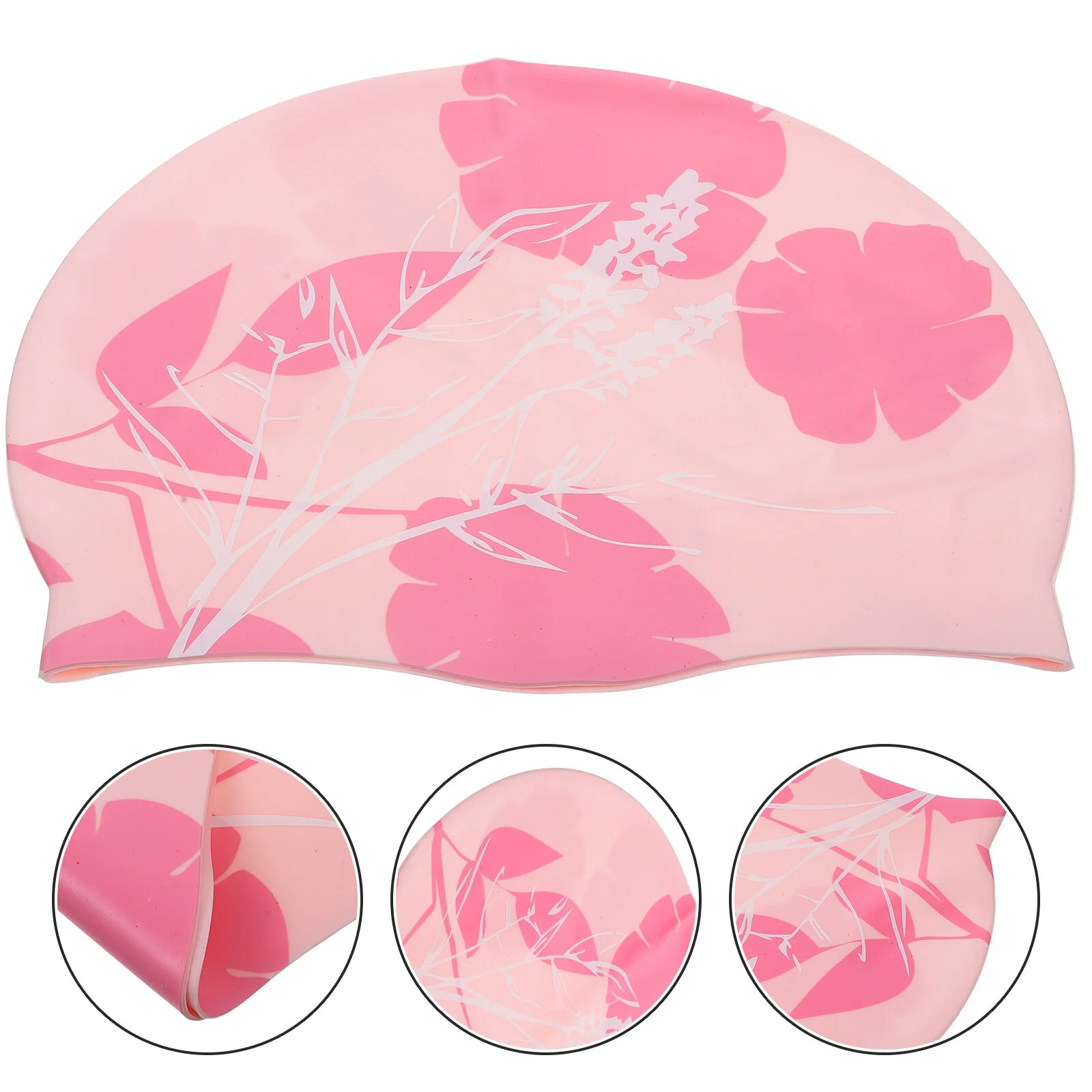 

Silicone Swim Cap Waterproof Durable Swim Cap Hat Long Hair Swimming Caps Bathing Caps for