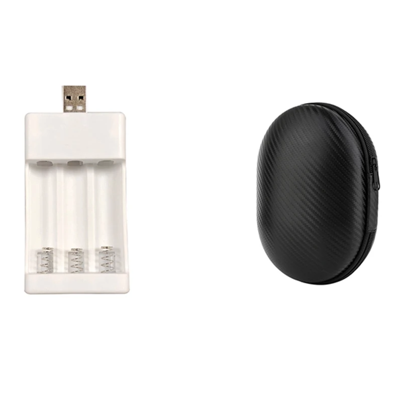 

USB-адаптер для зарядного устройства, для аккумуляторов № 5 и № 7 с чехлом для переноски, дорожная сумка для хранения для батарей Beats Solo 2 3