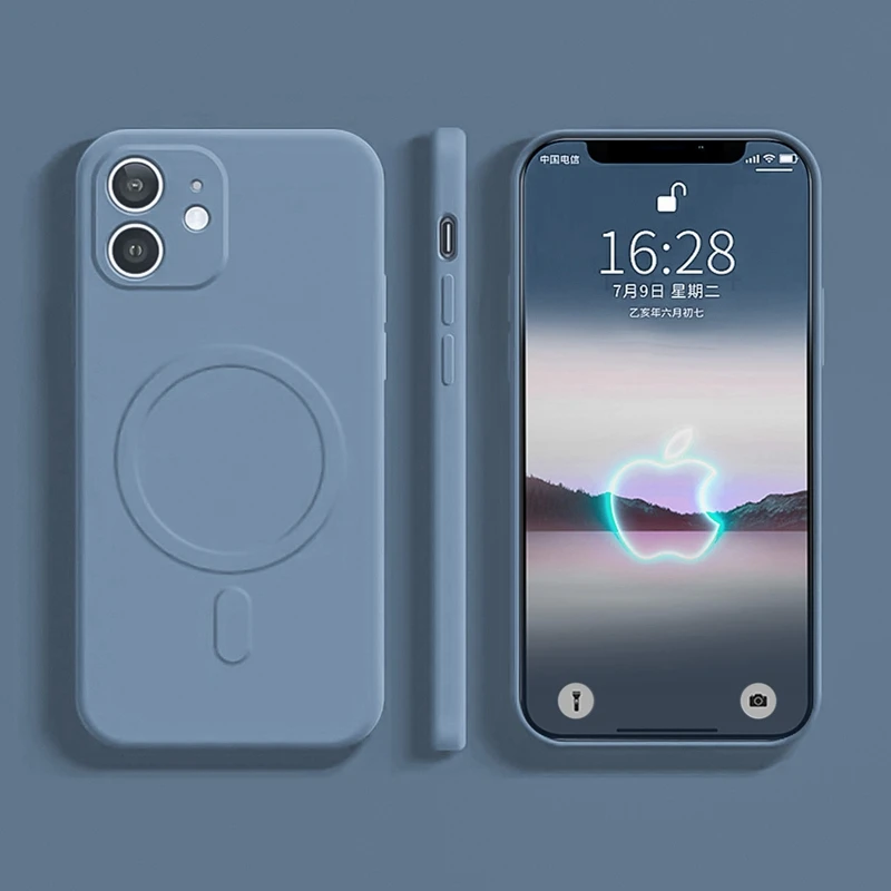 

Магнитный чехол для iPhone 11 12 mini 13 14 Pro Max X XR Xs 7 8 Plus