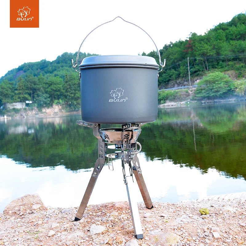 Bulin 100-b16 Foldable Outdoor Stove Portable Gas Stove Burner 6800W Windproof Camping Equipment for Cooking BBQ Camping Hiking