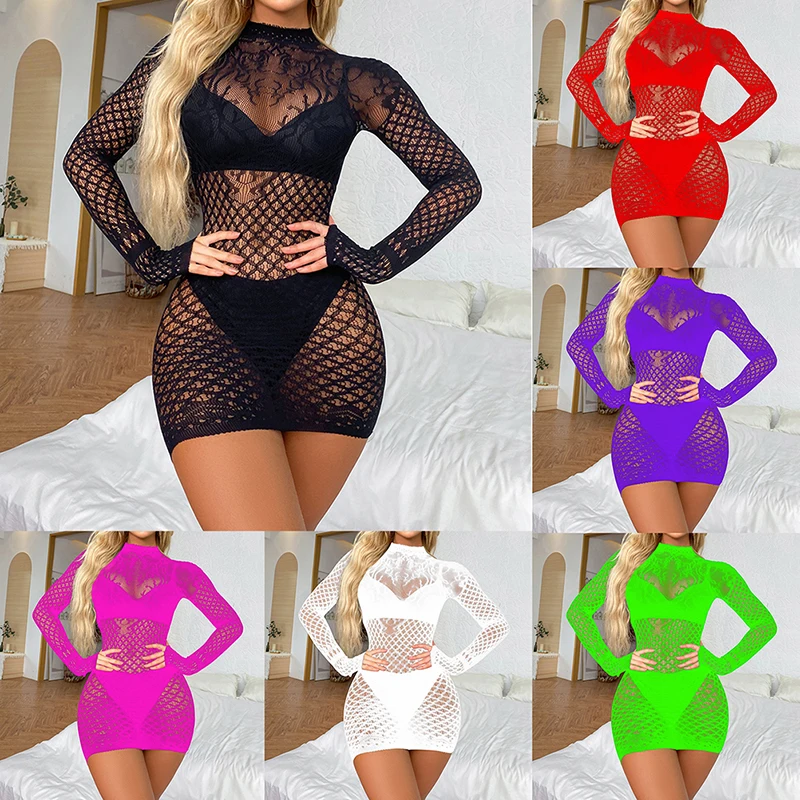 

Sexy Lingerie Backless Net clothing Skirt Underwear Costume Sleepwear Sexy Dress