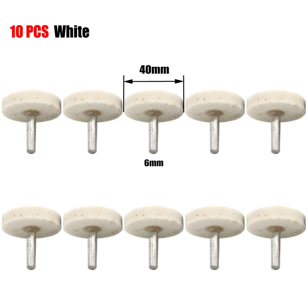 

10pcs T Type Grinding Stone Wheel Polishing Head Abrasive Disc For Metal Steel Wood Measuring Tools Rotary Tool Accessories