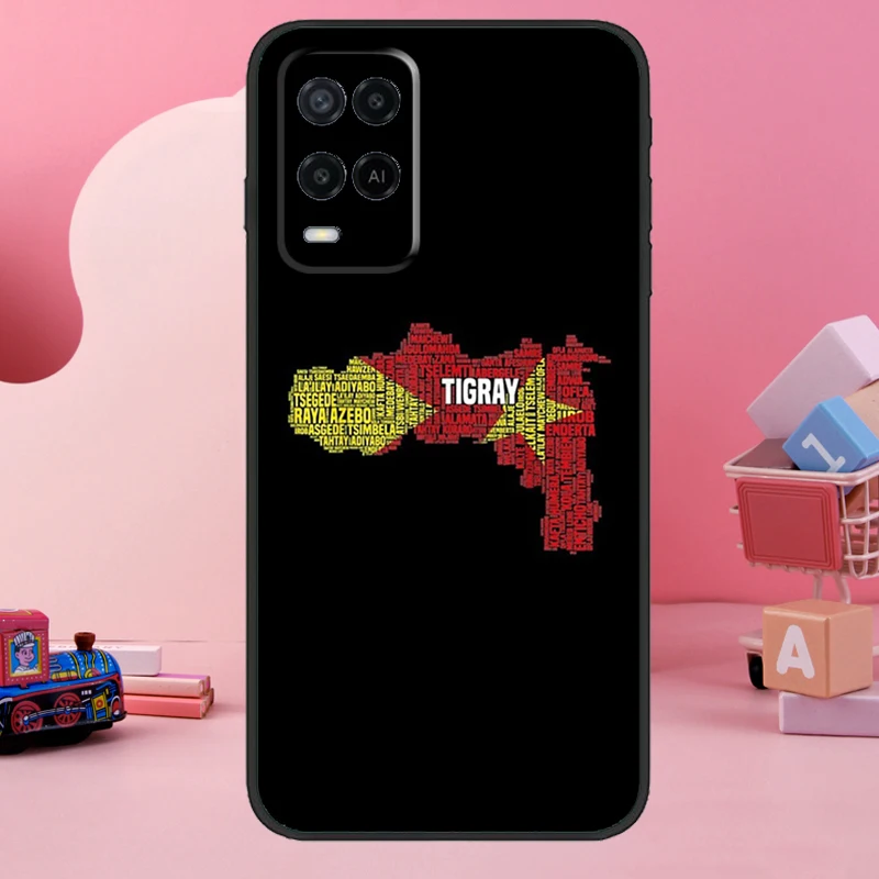 Фото Чехол с флагом Tigray для Oppo A78 A38 A18 A98 A58 A60 A80 A40 A96 A76 A16 A94 A74 A54 A15 A17 A57 A77 A5 Pro №4