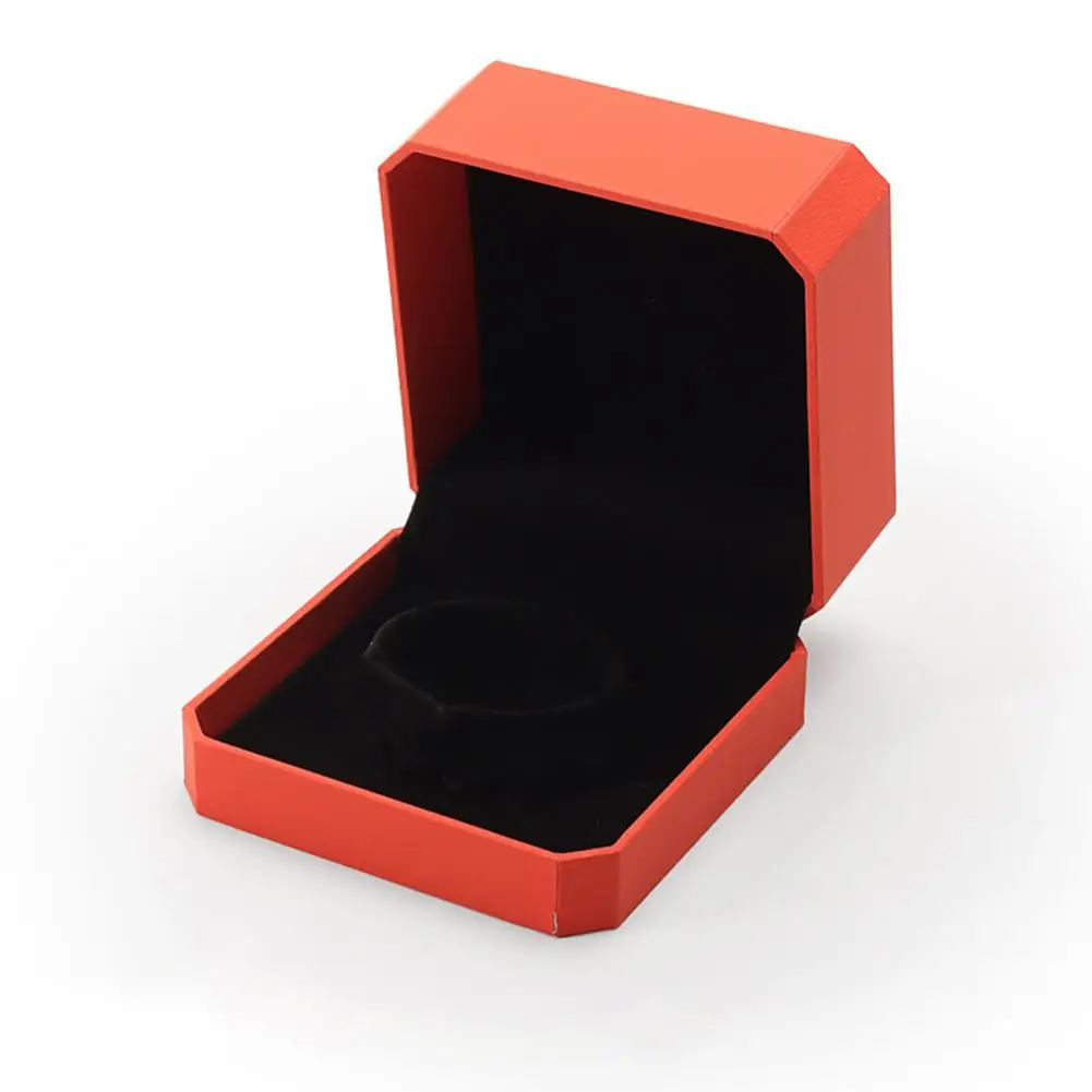 

Practical Gift Box Anti-oxidation Mini Vintage Octagonal Bracelet Bracelet Case Velvet Jewelry Box Valentines Day Gift