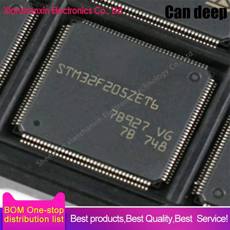 

1PCS/LOT STM32F205ZET6 32F205 ZET6 LQFP-144 ARM Cortex-M3 32-bit microcontrollers