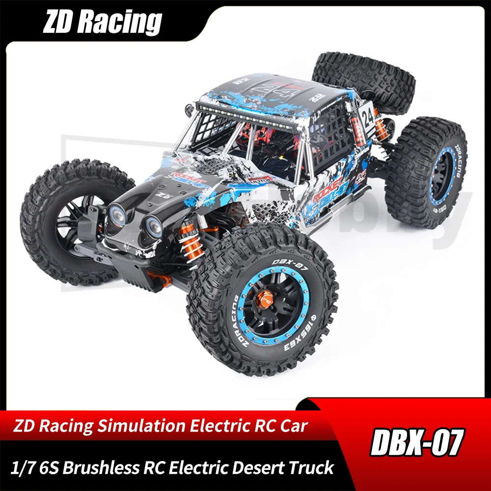 ZD Racing DBX-07 1/7 6S бесщеточный Радиоуправляемый пульт дистанционного управления