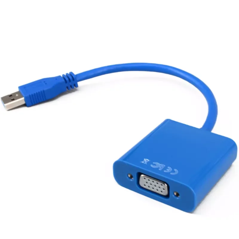 

to VGA Video Graphic Converter Card Display External Cable 1080P Connectors Adapter For PC Laptop