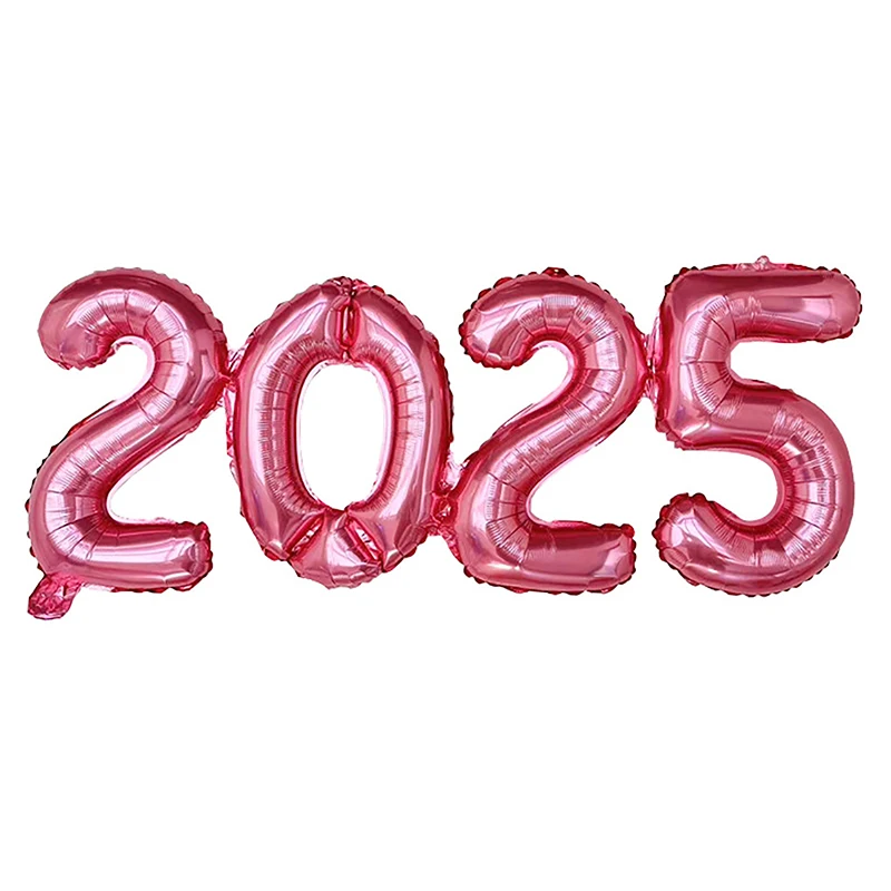 2025 воздушные шары с номером фольгированные реквизит для вечеринки выпускные
