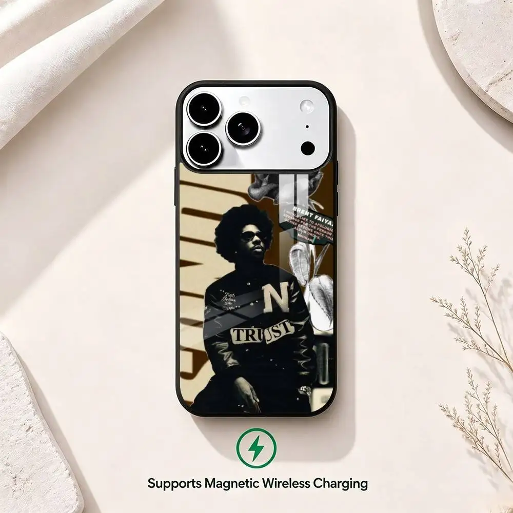 Фото Чехол для телефона Singer B-Brent Faiyaz для iPhone 17, 16, 15, 14, 13, 12, 11 Plus, Pro с поддержкой магнитной беспроводной зарядки №4