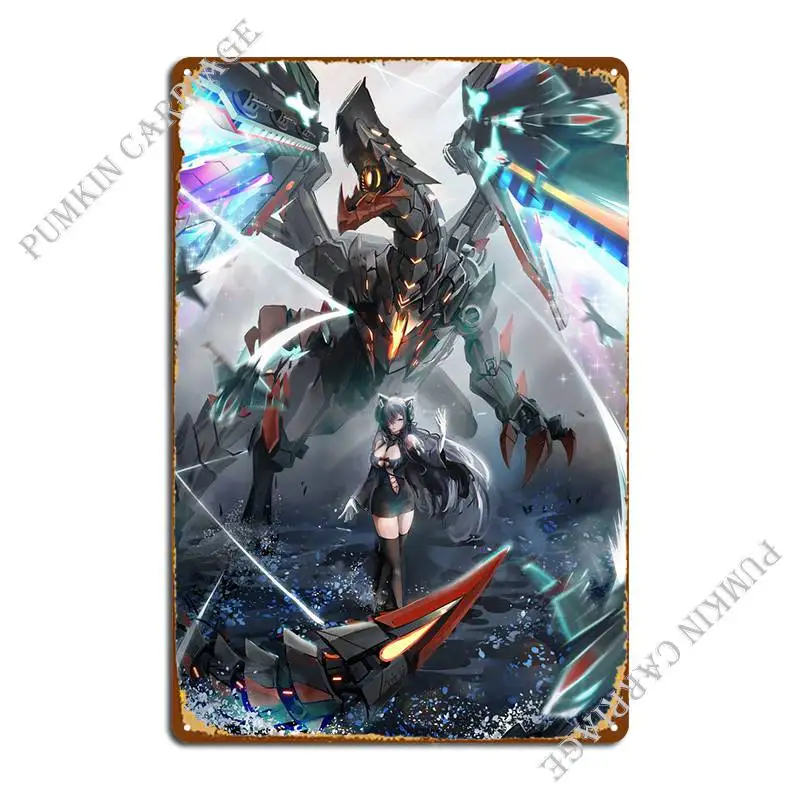 

Azur Lane Metal Sign Cinema Club Wall Decor Wall Plaque Tin Sign Poster