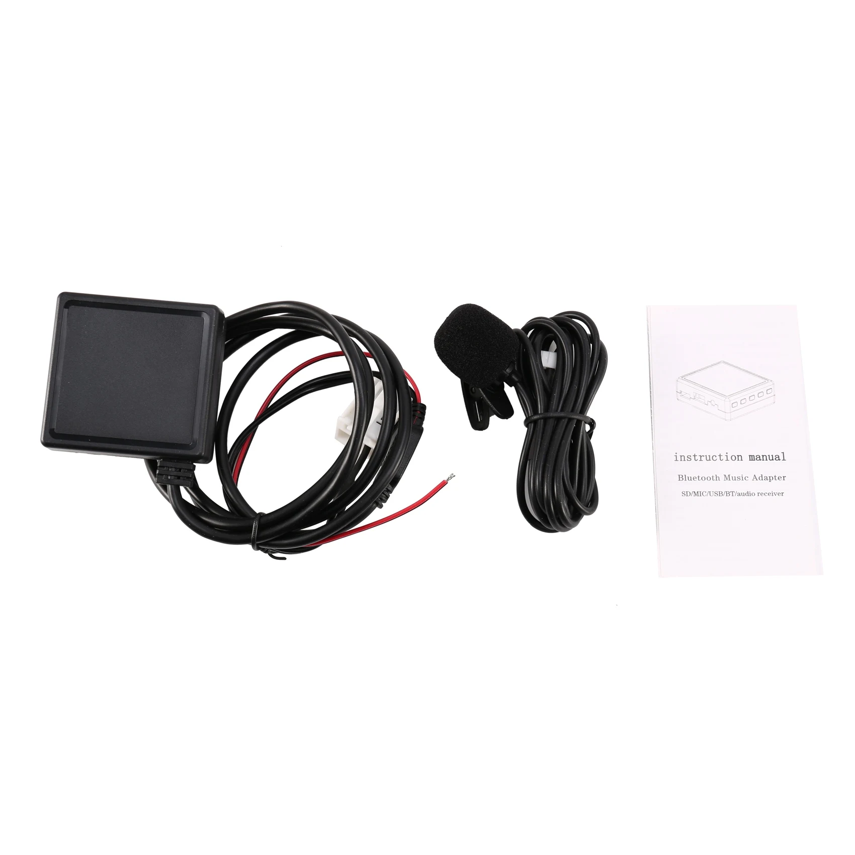 

Car HIFI Audio Bluetooth 5.0 Module AUX Microphone Cable Adapter Radio Stereo for C2 307 408 807 1007