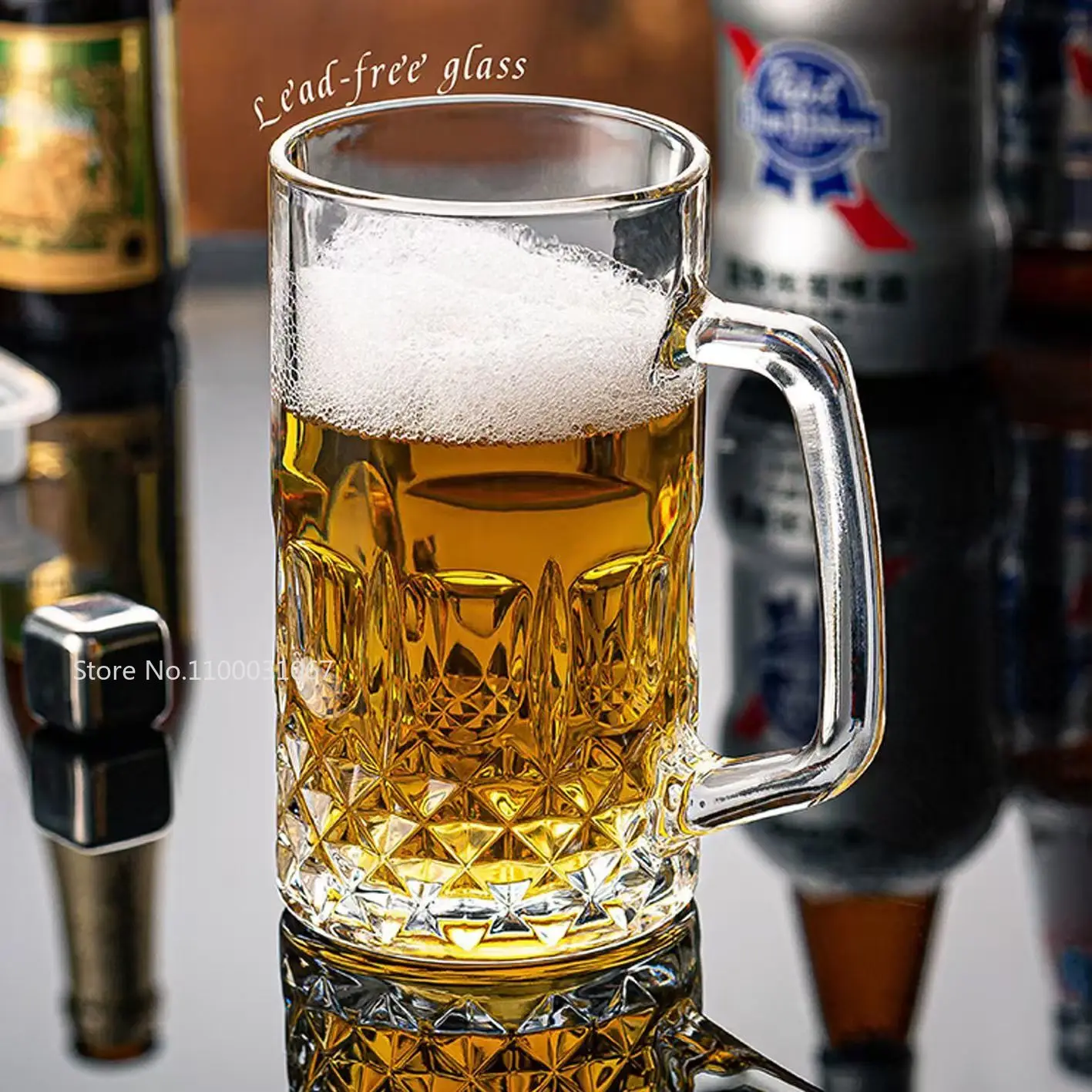 500 мл пивные кружки стеклянная чашка для бара домашнего ресторана креативные