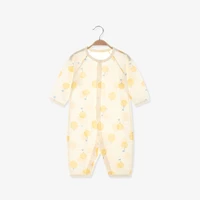 cute baby pajamas summer thin long sleeved baby air conditioning suit one piece comfortable summer romper