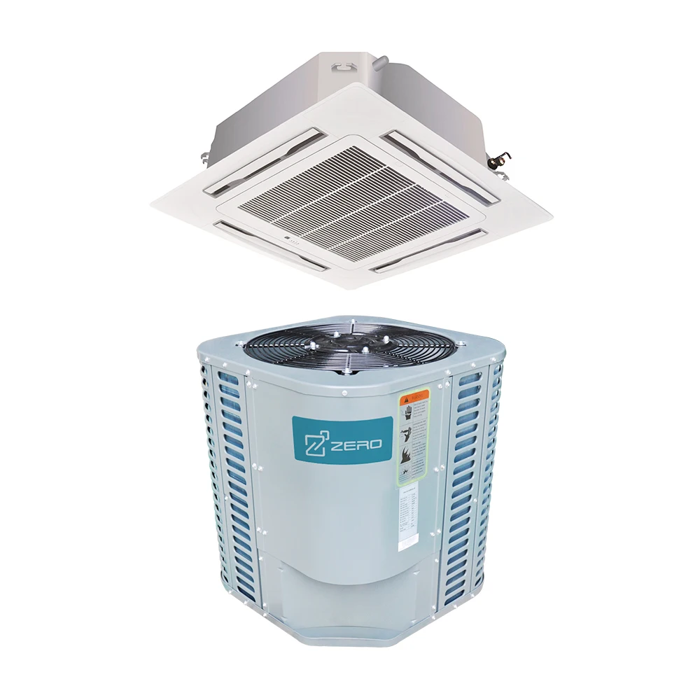 Light Commercial R410a Both Ceiling Cassette Type Duct Outdo